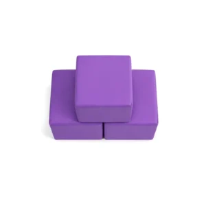Purple 30 cm soft play cube – view 6