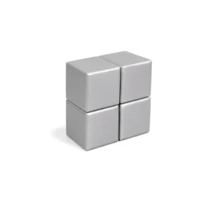Silver 30 cm soft play cube