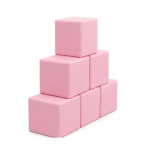 Pink soft play alphabet block – view 4