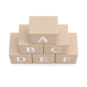 Beige soft play alphabet block – view 6