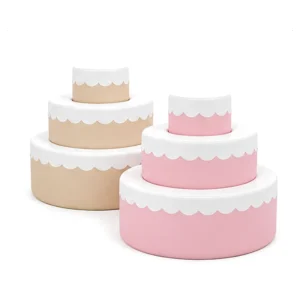 Pink and beige cake soft play seats – view 4