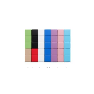 Soft play block wall set in color columns – view 3