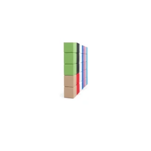 Soft play block wall set in color columns – view 4