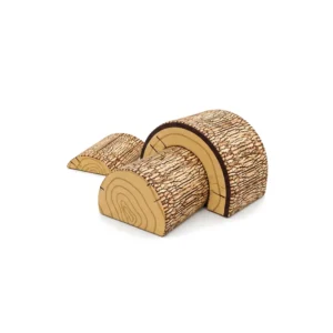 Tree log soft play set – view 2