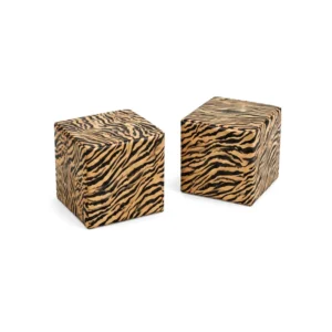Tiger stripe double soft play cube – view 5