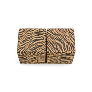 Tiger stripe double soft play cube – view 6