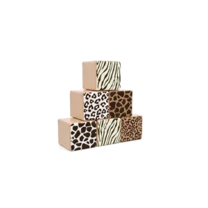 Beige Safari Mix soft Play Cube, 30 cm – view 2