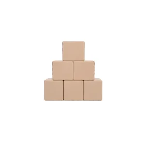 Beige Safari Mix soft Play Cube, 30 cm – view 5