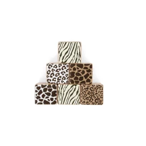 Beige Safari Mix soft Play Cube, 30 cm – view 6