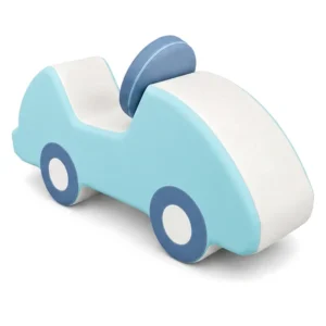 Aqua & Blue two-Tone Soft Play Foam Car – view 5