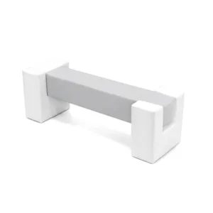Grey & White soft Play Balance Beam