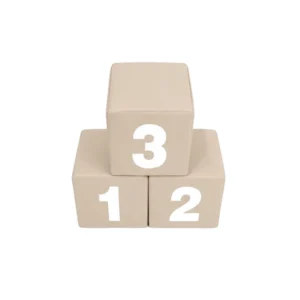 Beige soft Play Number Block – view 4