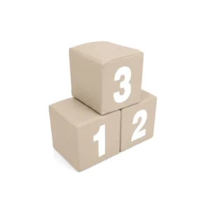 Beige soft Play Number Block – view 5
