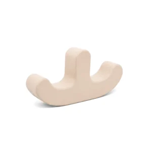 Beige double-Seat Soft Play Rocker
