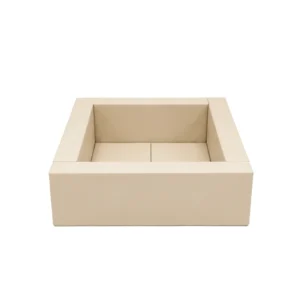 Beige low Square Soft Play Ball Pit – view 2