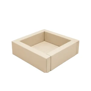 Beige low Square Soft Play Ball Pit – view 4