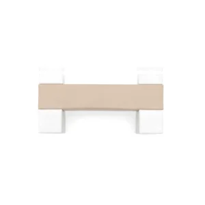 Beige Beam & White Supports soft Play Balance Beam – view 5
