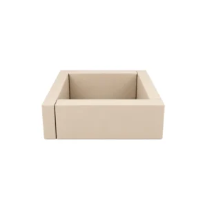 Beige square Soft Play Ball Pit – view 3