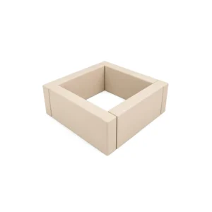 Beige square Soft Play Ball Pit