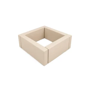 Beige square Soft Play Ball Pit – view 2