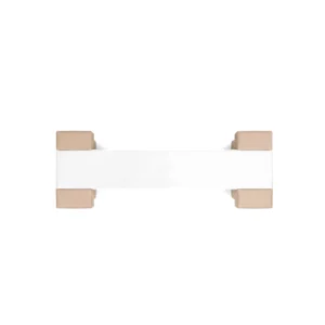 White Beam & Beige Supports soft Play Balance Beam – view 6
