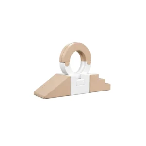 Beige & White ring Soft Play Climber