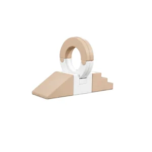 Beige & White ring Soft Play Climber – view 2
