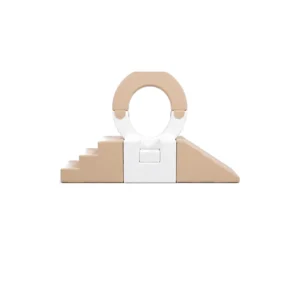 Beige & White ring Soft Play Climber – view 5
