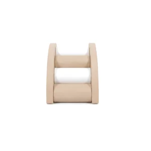 Beige & White rainbow Roller Soft Play Bridge – view 5