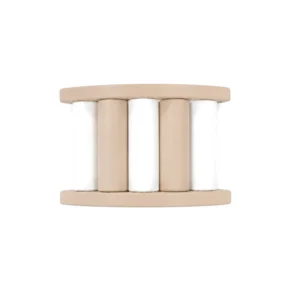 Beige & White rainbow Roller Soft Play Bridge – view 6