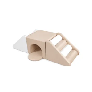 Beige & White tunnel Bridge Soft Play Climber – view 2