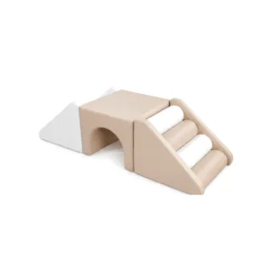 Beige & White tunnel Bridge Soft Play Climber – view 5