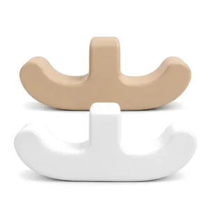 Beige & White double-Seat Soft Play Rocker – view 6