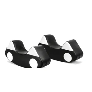 Black & White cartoon Car Soft Play Rocker