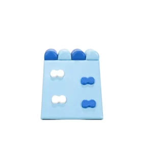 White & Sky Blue double Tunnel Soft Play Climber – view 4