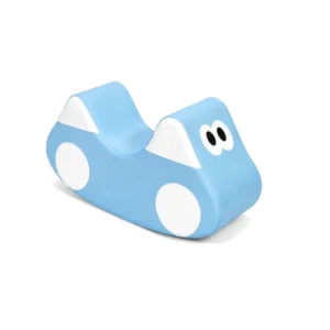Sky Blue cartoon Car Soft Play Rocker – view 6