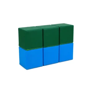 Green & Blue two-Tone Soft Play Cube Set – view 5