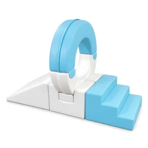 Blue & White ring Soft Play Climber – view 2