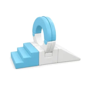 Blue & White ring Soft Play Climber – view 5