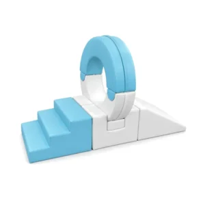 Blue & White ring Soft Play Climber – view 6