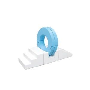 Ring Soft Play Climber — Sky Blue & White