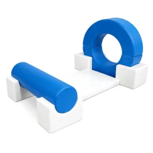 Blue & White ring & Roller Soft Play Obstacle Set – view 2