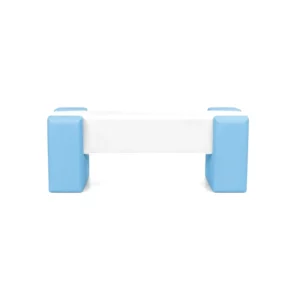 Sky Blue & White soft Play Balance Beam – view 5