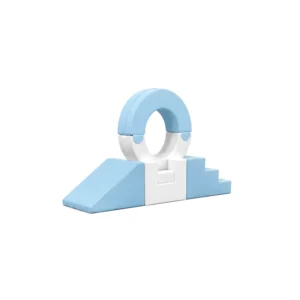Baby Blue & White ring Soft Play Climber