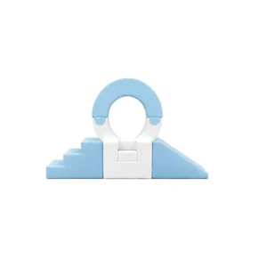 Baby Blue & White ring Soft Play Climber – view 5