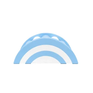 Sky Blue & White rainbow Roller Soft Play Bridge – view 4
