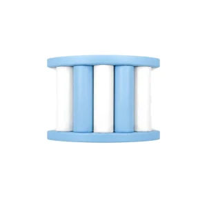 Sky Blue & White rainbow Roller Soft Play Bridge – view 6