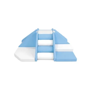 Sky Blue & White 4-Way Soft Play Climber – view 3