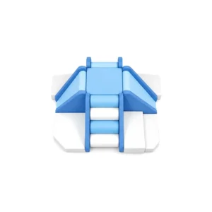 Blue & White 4-Way Soft Play Climber – view 5