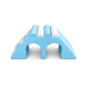 Blue & White double Tunnel Soft Play Climber